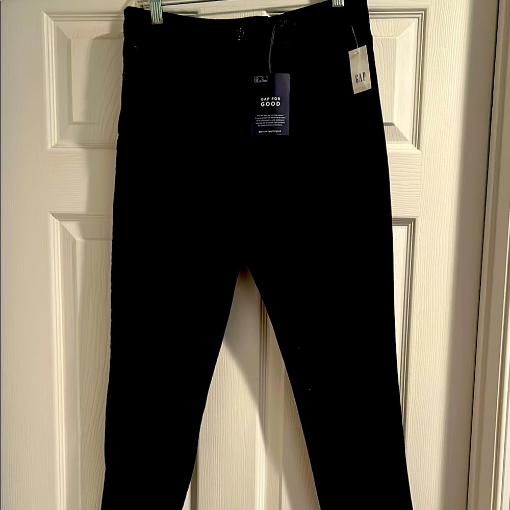 GAP Black High Rise True Stretch Skinny Jeans, Size 30R.